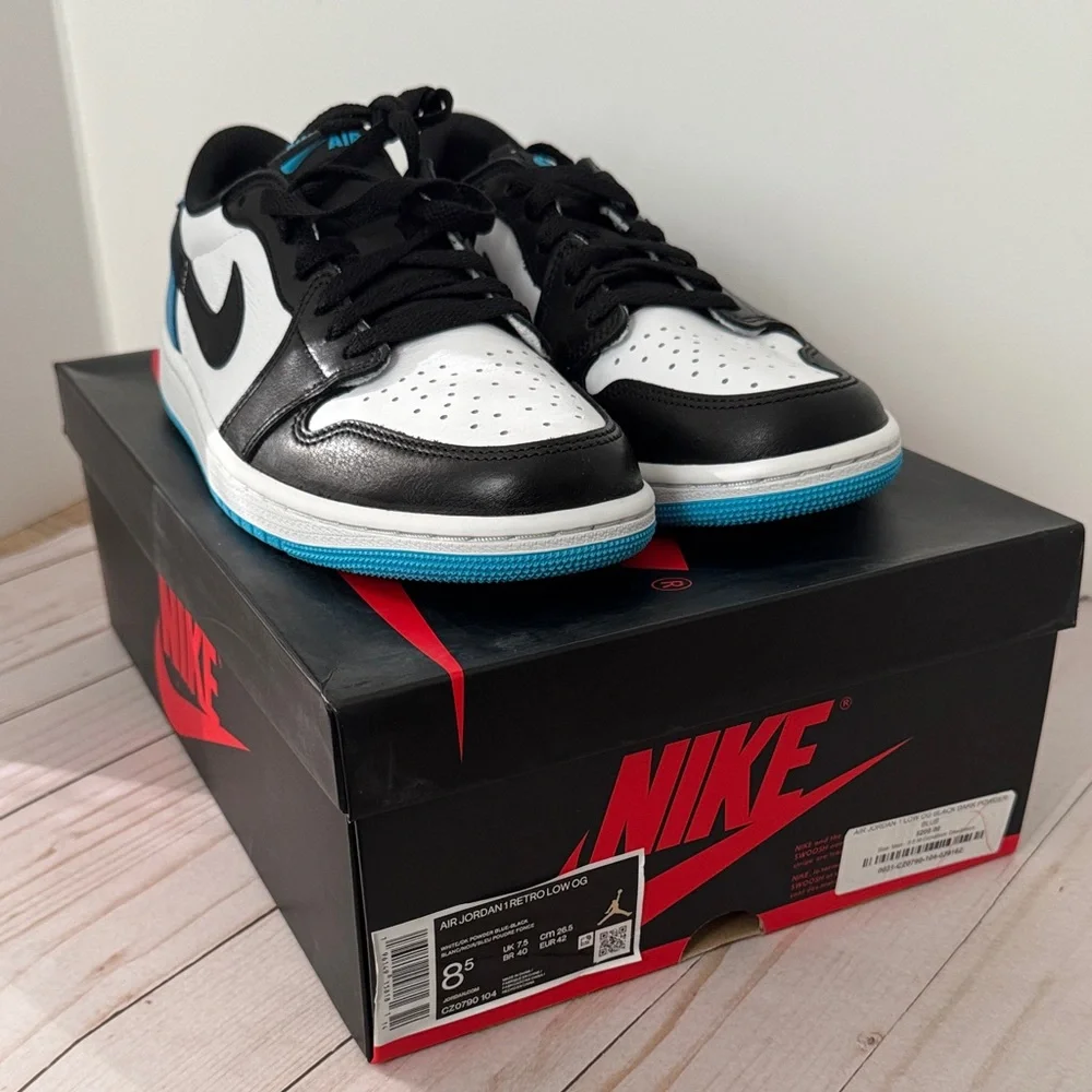 NEW Air Jordan 1 Retro Low OG Powder Blue